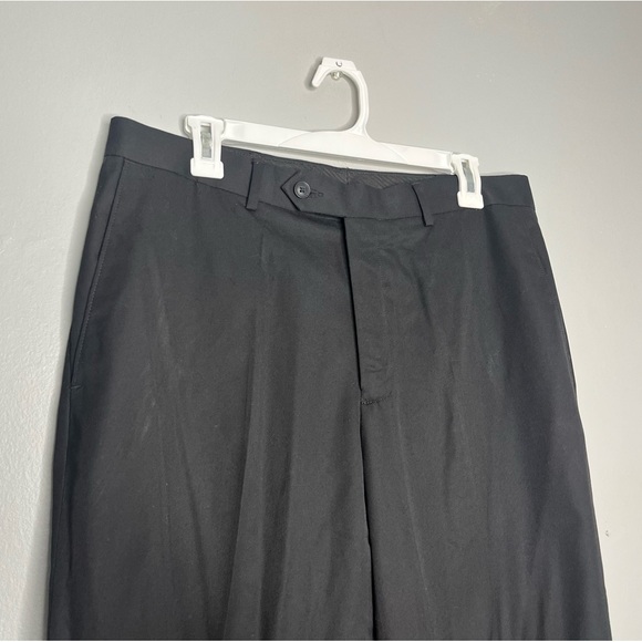 Haggar Mens Two Piece Black Suit Set - Jacket & Pants NWT C1 - Picture 9 of 12